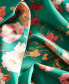 Women's Floral-Print Handkerchief-Hem Midi Dress
