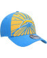 Фото #2 товара Men's Gold, Powder Blue Los Angeles Chargers Shattered 39THIRTY Flex Hat