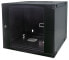 Фото #3 товара Intellinet Network Cabinet - Wall Mount (Double Section Hinged Swing Out) - 6U - Usable Depth 235mm/Width 465mm - Black - Flatpack - Max 30kg - Swings out for access to back of cabinet when installed on wall - 19" - Parts for wall install (eg screws/rawl plugs) not
