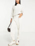 Фото #4 товара ASOS DESIGN co-ord super soft seamed jogger in winter white