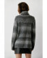 Фото #2 товара Women's Ariana Multi Colored Wool-Blend Turtleneck Sweater