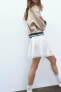 Фото #11 товара Двухслойная объемная мини-юбка ZARA