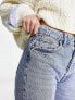 Фото #5 товара Stradivarius mom fit vintage jean in light wash