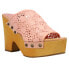 Dingo Crafty Clog Womens Pink Casual Sandals DI361-PNK