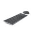Фото #7 товара Dell Multi-Device Wireless Keyboard and Mouse - KM7120W - UK (QWERTY) - Full-size (100%) - RF Wireless + Bluetooth - QWERTY - Grey - Titanium - Mouse included