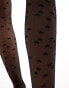 Pretty Polly all over star tights in black