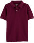 Фото #1 товара Kid Burgundy Piqué Polo Shirt 14