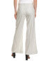 Фото #2 товара Askk Ny Grey Stripe Linen-Blend Wide Leg Jean Women's