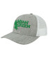 Men's Heather Gray, White North Texas Mean Green The Champ Trucker Snapback Hat