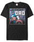 Фото #1 товара Marvel Men's Comic Collection Captain America Legendary Dad Short Sleeve T-Shirt