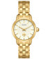 Фото #1 товара Часы Tory Burch The Tory Gold-Tone Stainless Steel34mm
