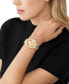ფოტო #3 პროდუქტის Women's Tibby Gold-Tone Stainless Steel Bracelet Watch 40mm