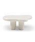 Фото #1 товара Cute Cloud Coffee Table for Living Room, Cream, 35inch