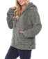 Plus Size Hooded Sherpa Jacket