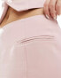 Kaiia tailored pocket detail mini skirt co-ord in baby pink