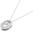 ფოტო #3 პროდუქტის Diamond Orbital Halo Pendant Necklace (1/3 ct. t.w.) in 10k White Gold, 16" + 2" extender