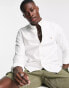 Фото #2 товара Polo Ralph Lauren oxford shirt in slim fit white