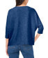 ფოტო #2 პროდუქტის Women's V-Neck Dolman-Sleeve Sweater