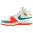 Nike Wmns Court Force High Celadon,Orange,White - фото #6