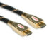 Фото #5 товара ROLINE 11.88.5690 - 1 m - HDMI Type A (Standard) - HDMI Type A (Standard) - 4096 x 2160 pixels - 3D - Black - Gold