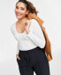 Women's Modal Long-Sleeve Bodysuit, Created for Macy's