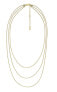 Decent Gold Plated Triple Necklace JF04543710