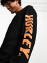 Hurley – Fastlane – Langärmliges Shirt in Schwarz
