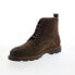 Фото #7 товара Bruno Magli Grafton BM1GRAP1P Mens Brown Suede Casual Dress Boots 11