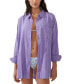 ფოტო #1 პროდუქტის Women's Swing Beach Cover Up Shirt