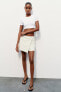 Фото #1 товара Асимметричная юбка-шорты ZARA