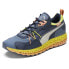 Фото #2 товара Puma Calibrate Restored Excursion Lace Up Mens Blue Sneakers Casual Shoes 38835