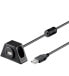 Wentronic USB2.0 - USB2.0 - 1.2m - 1.2 m - USB A - USB A - USB 2.0 - Male/Female - Black