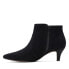 Фото #5 товара Clarks Linvale Judith 26156800 Womens Black Suede Ankle & Booties Boots