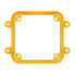 Фото #4 товара Panel Frame - plastic mounting frame for M5Stack Core modules - orange - M5Stack A125