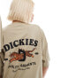 Фото #3 товара Dickies chincoteague back print t-shirt in beige