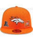 Фото #5 товара Men's Orange Denver Broncos Identity 59FIFTY Fitted Hat