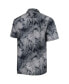 Фото #2 товара Men's Black San Diego Padres Bahama Coast Luminescent Fronds IslandZone Button-Up Camp Shirt