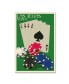 Фото #1 товара Lantern Press 'Poker' Canvas Art - 16" x 24"