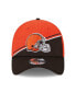 Фото #3 товара Men's Orange, Brown Cleveland Browns 2023 Sideline 39THIRTY Flex Hat