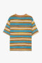 Фото #6 товара Striped t-shirt with embroidered pocket - limited edition