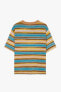 Striped t-shirt with embroidered pocket - limited edition