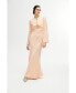 ფოტო #1 პროდუქტის Women's Cut-Out Long Dress