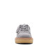 Фото #3 товара Clarks Sandford Ronnie Fieg Kith Mens Gray Suede Lifestyle Sneakers Shoes