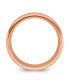 ფოტო #3 პროდუქტის Stainless Steel Rose IP-plated with Brushed Band Ring