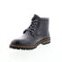Фото #7 товара Roan by Bed Stu Barr FR80422 Mens Black Leather Lace Up Casual Dress Boots