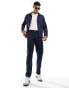 Фото #5 товара Jack & Jones Premium linen mix casual suit trouser in navy