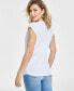 Petite Cap-Sleeve V-Neck Top, Created for Macy's
