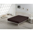 Fitted bottom sheet Alexandra House Living Brown Chocolate 105 x 200 cm