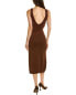 Фото #2 товара Serenette Midi Dress Women's Brown M