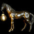 Настольная лампа DKD Home Decor Смола 25W 220 V Позолоченный Лошадь (59.5 x 16.5 x 47 cm)